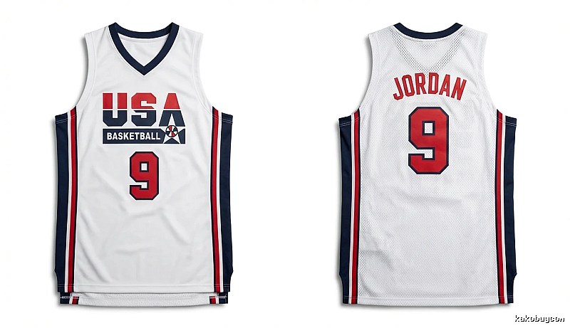 Michael Jordan retro-style white jersey