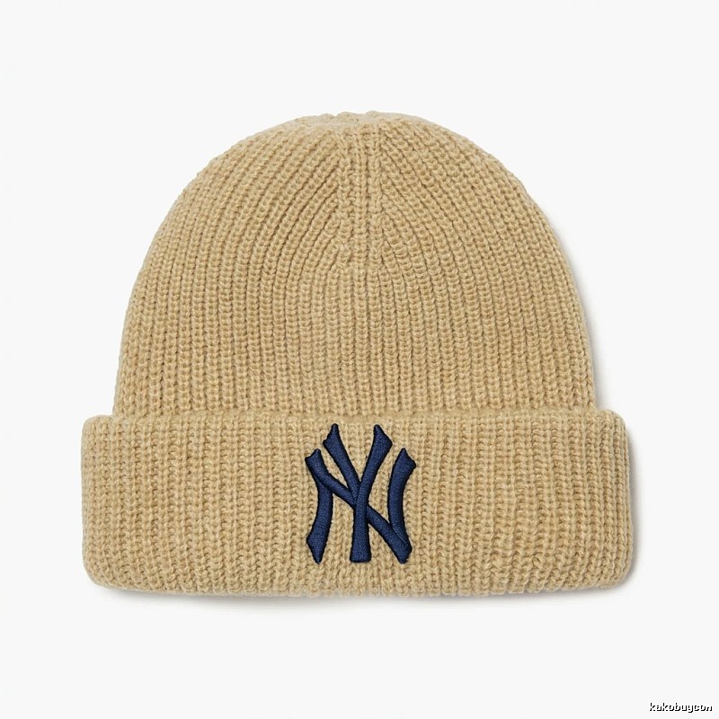 MLB classic beige knitted hat