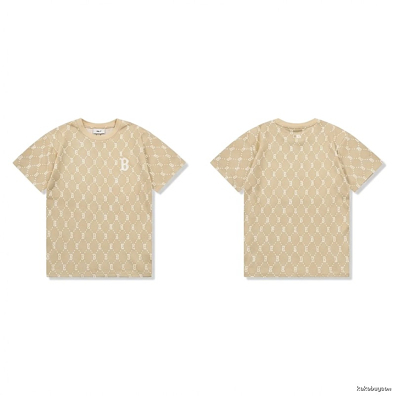 MLB Old Flower Style Beige T-shirt