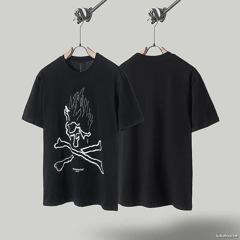 MMJ x Travis Scott Skull Street Style Black T-Shirt