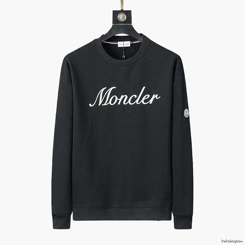 Moncler black simple sweatshirt