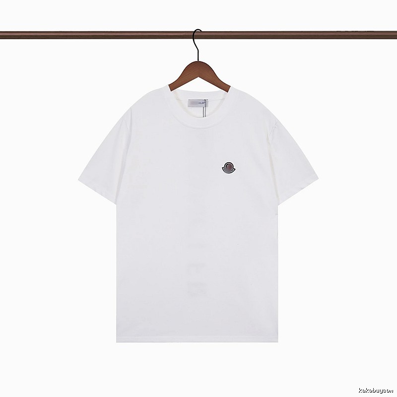 Moncler Classic Minimalist Style White Short-sleeve T-shirt