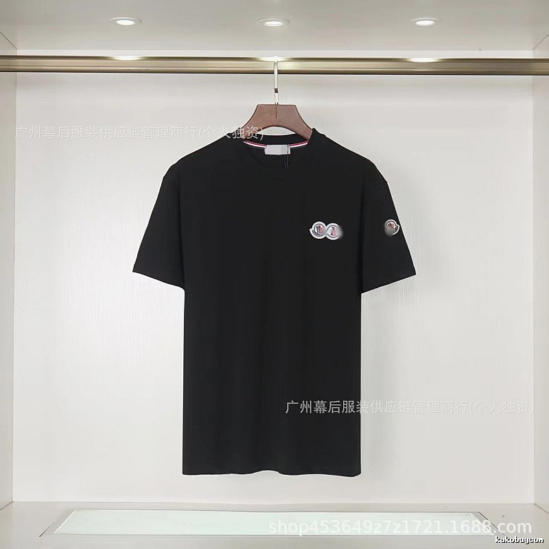 Moncler Co-branded Casual Style Black Short-sleeve T-shirt