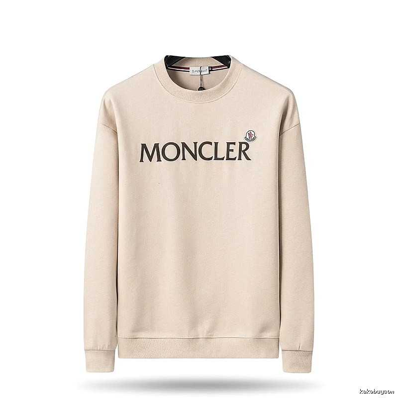 Moncler minimalist beige sweatshirt