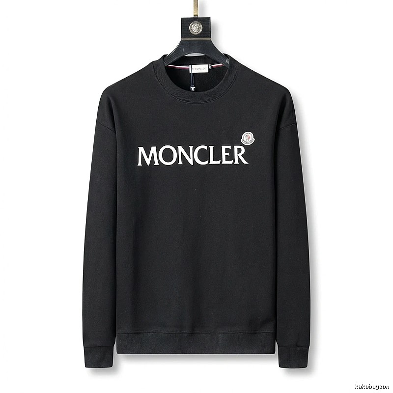 Moncler simple-style black sweatshirt