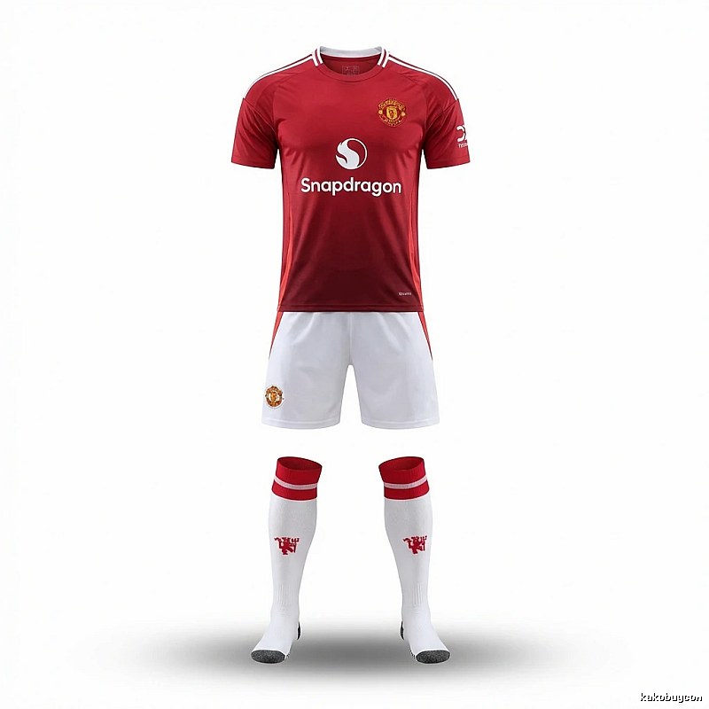 MUFC Football Kit Set Red