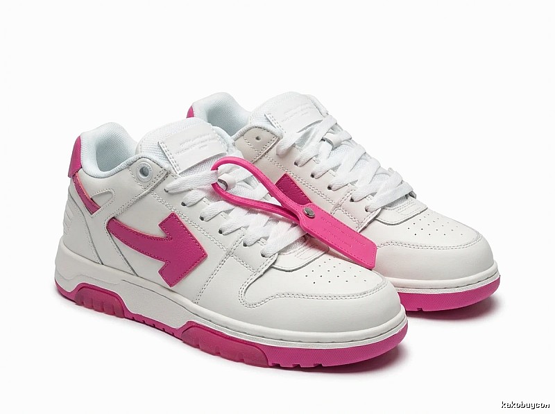 Off-White casual style white and pink shoes