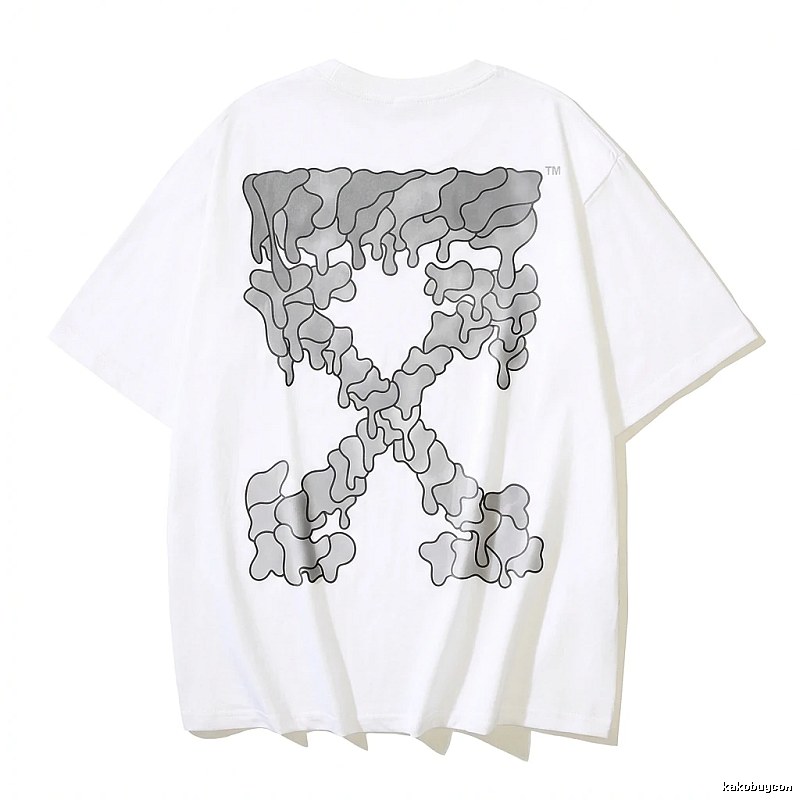 Off-White Gradient Style White T-shirt