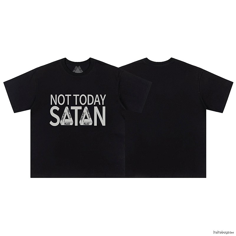 Palace Triangle Print Street Style Black T-Shirt