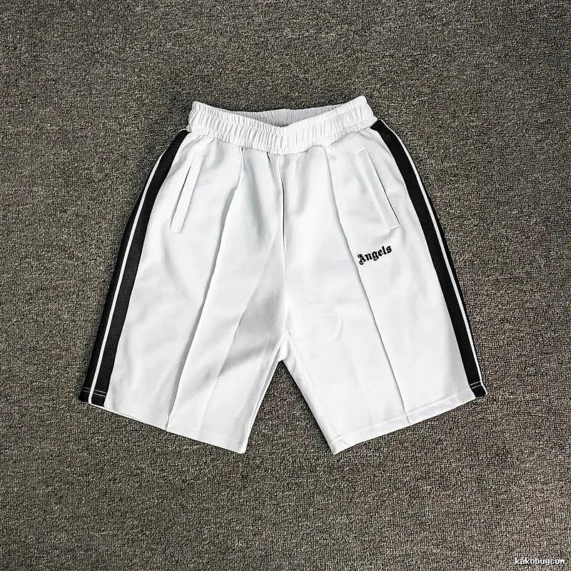 Palm Angels Casual Track shorts Black Side Stripe for Streetwear Looks