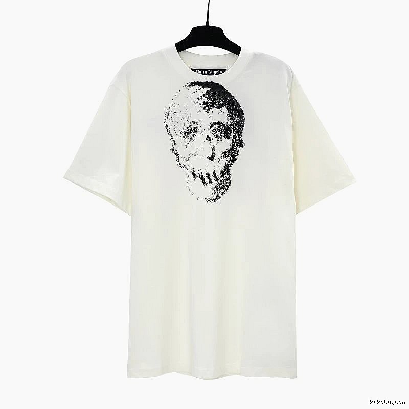 Palm Angels Relaxed Logo T-shirt White Palm Tree with Designer-Inspired Detail