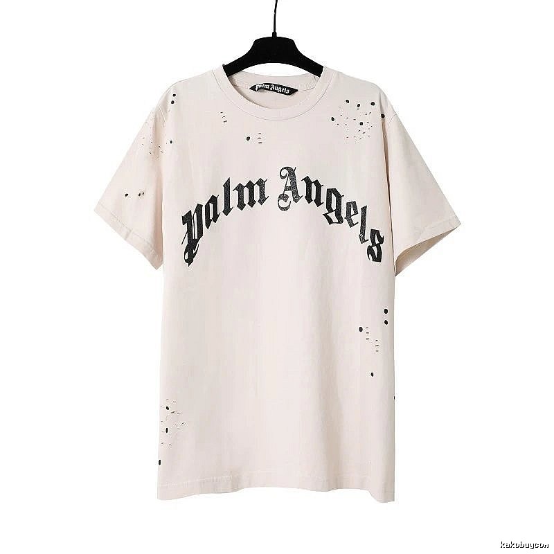 Palm Angels Sport Logo T-shirt White Palm Tree for Warm Weather