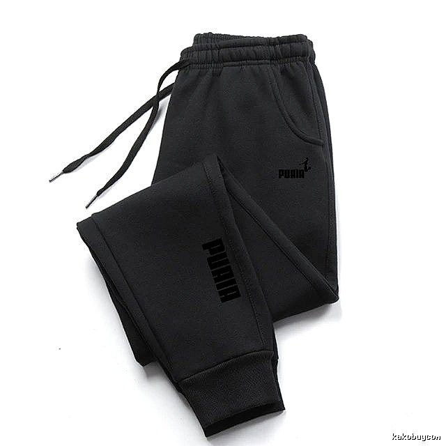 Puma Classic Sweatpants Black Drawstring Sweatpants for Daily Styling