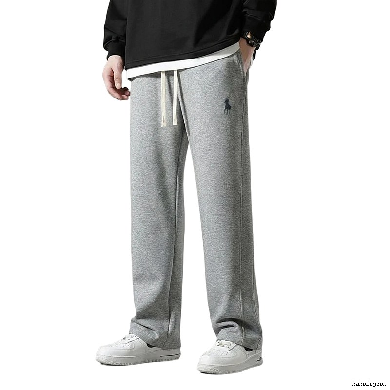 Ralph Lauren fleece-lined casual grey sweatpants