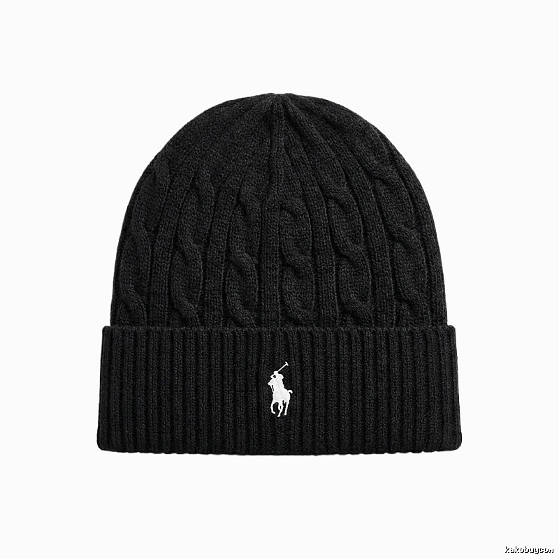 Ralph Lauren Polo Black Knitted Hat