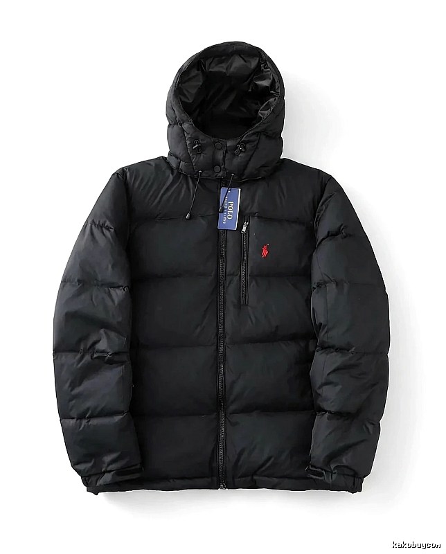 Ralph Lauren Polo Black Trendy Brand Down Jacket