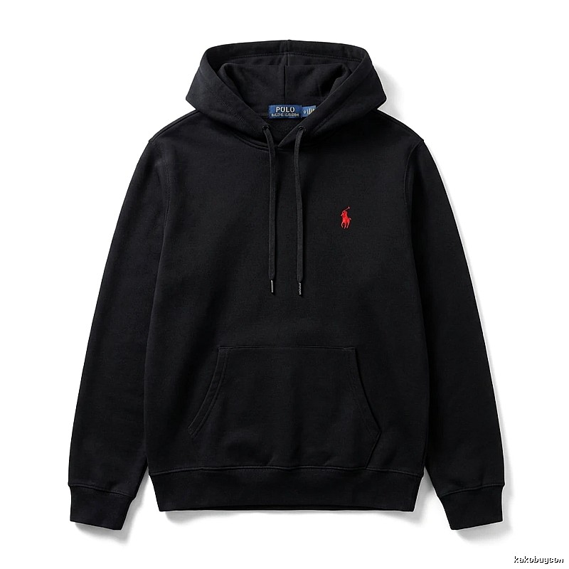 Ralph Lauren Polo hooded black sweatshirt