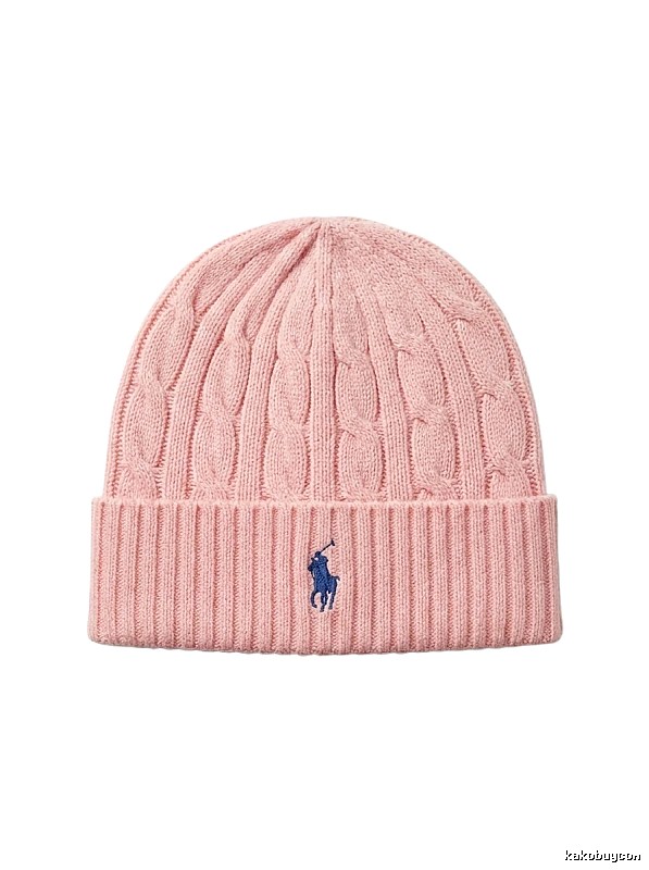 Ralph Lauren Polo Pink Knitted Hat