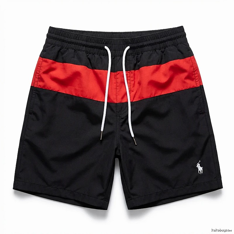 Ralph Lauren sporty black and red shorts