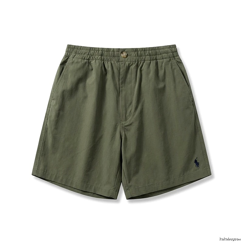 Ralph Lauren's casual-style military green shorts