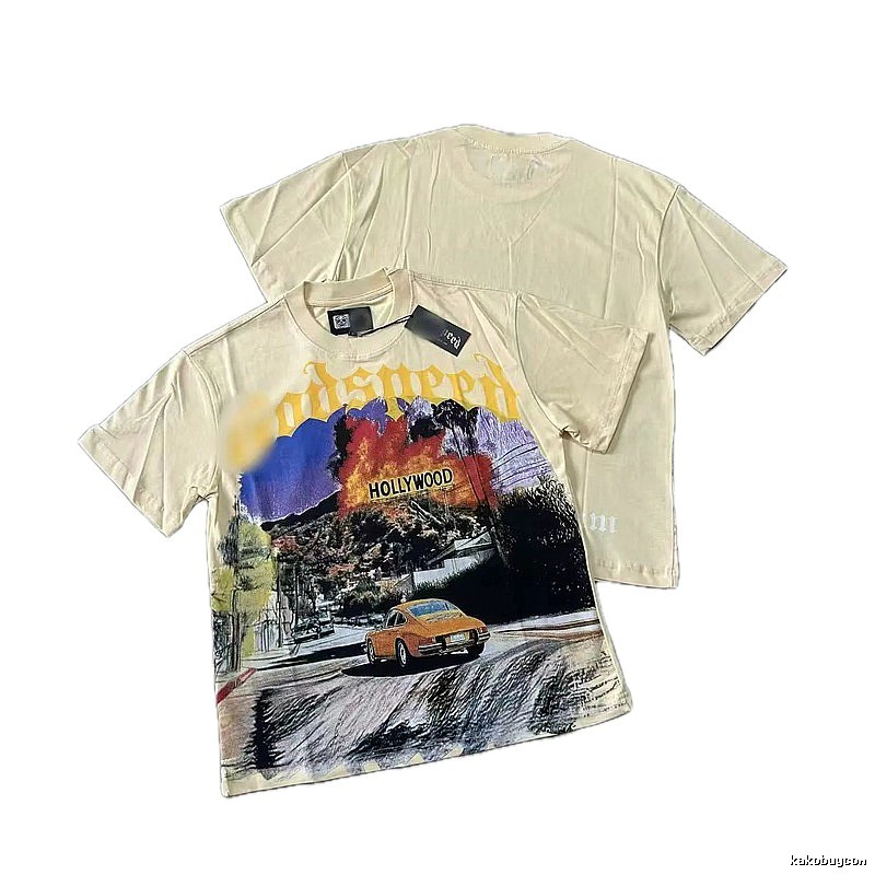 REP GODspeed American Vintage Beige Short Sleeve T-Shirt