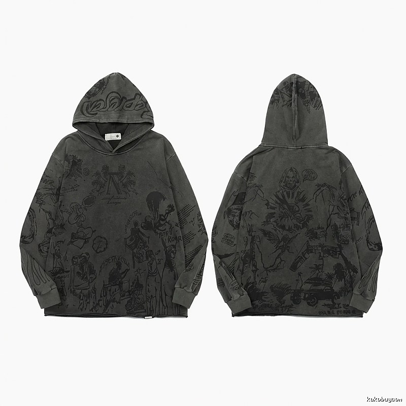 Represent Dark Retro Hoodie