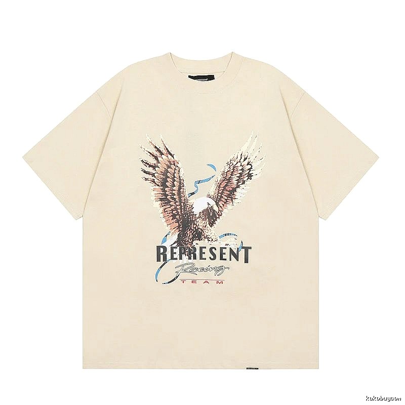 Represent Flying Eagle Vintage Beige T-Shirt