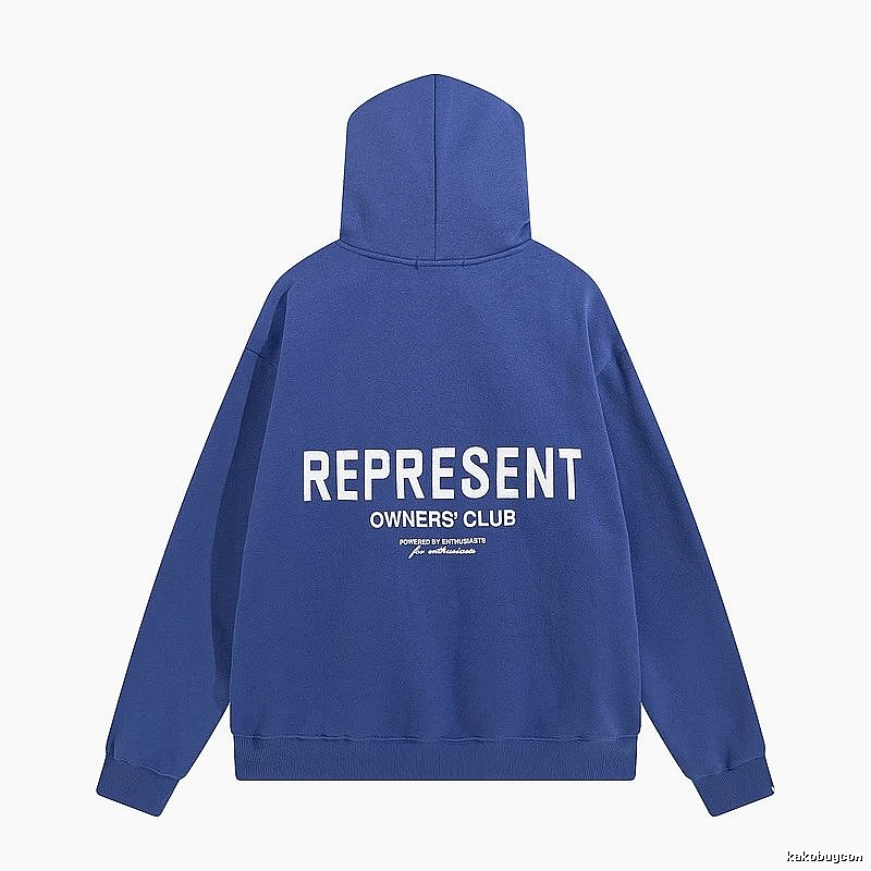 Represent Travel Owners Club hoodie Navy Large Represent with Modern Look