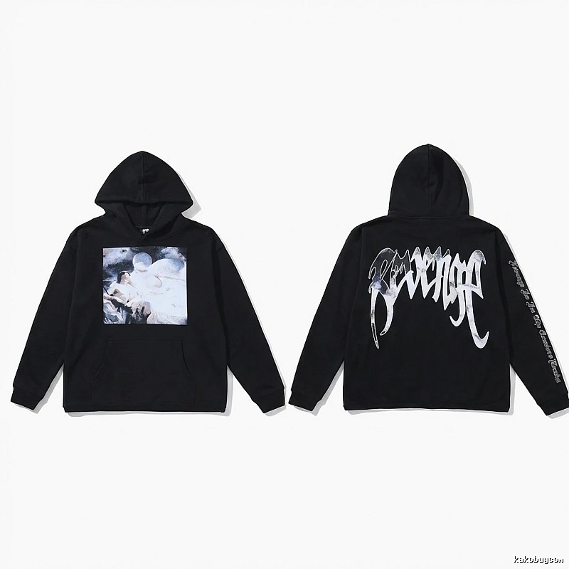 Revenge dark style black hoodie
