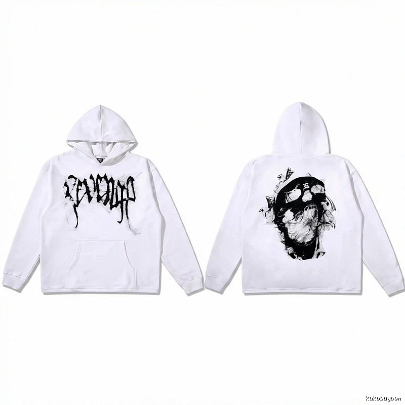 Revenge dark - style white hoodie