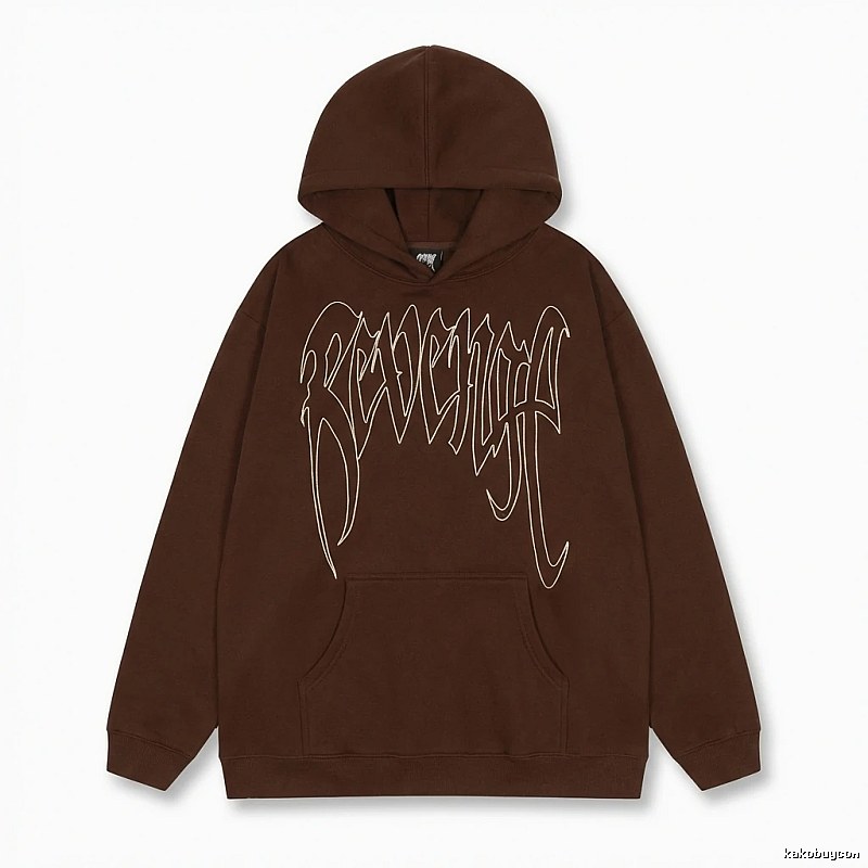 Revenge Gothic Style Dark Coffee Hoodie