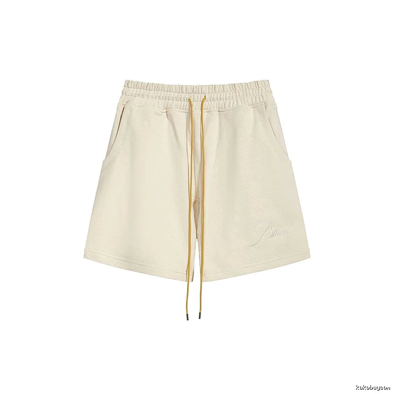 RHUDE's simple and casual style off-white shorts