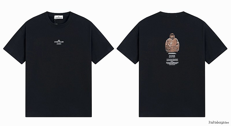 Stone Island Archive Series Street Style Black T-Shirt