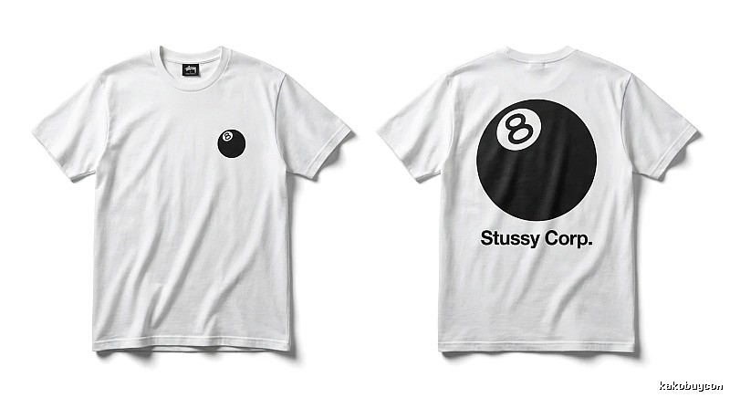 Stussy Billiards Series White T-shirt