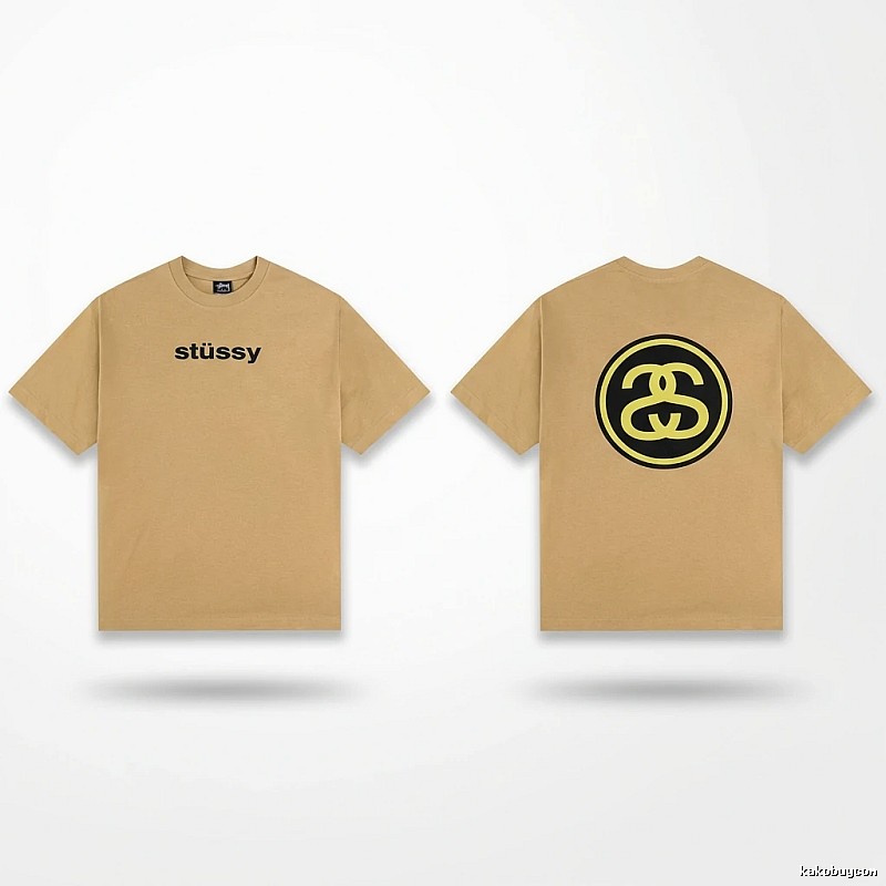 Stussy classic khaki short-sleeve