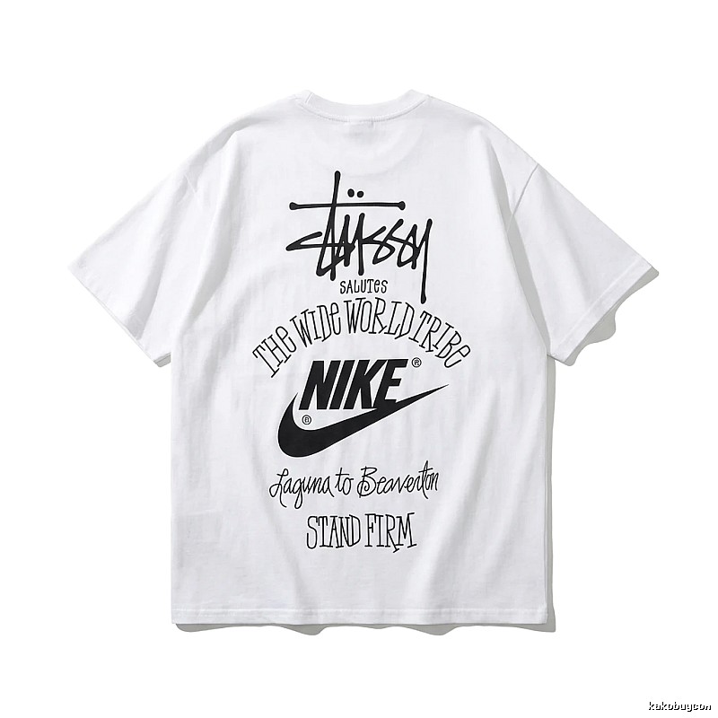 Stussy Co-branded Simple White T-shirt