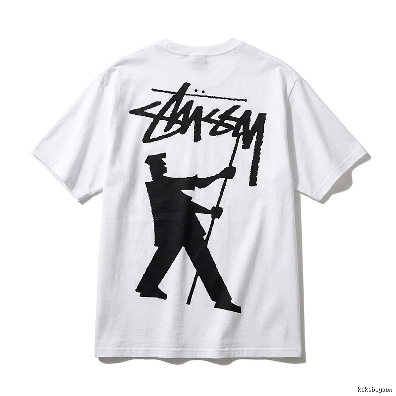 Stussy Graffiti Style White T-shirt