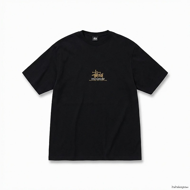 Stussy International Style Black T-shirt