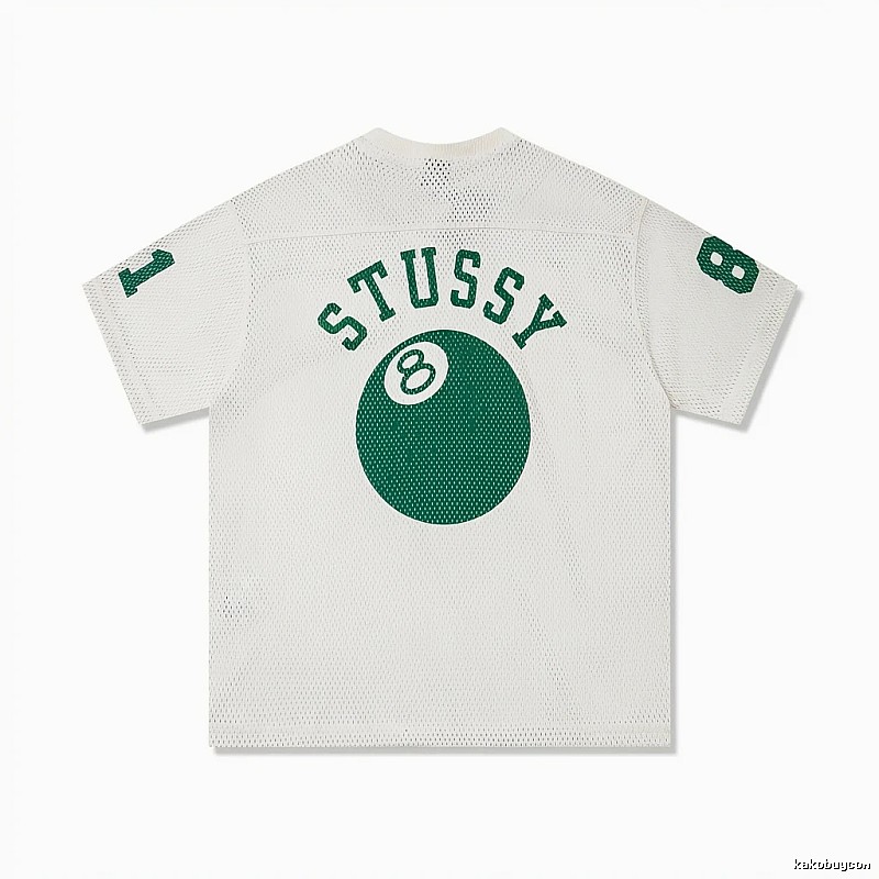 Stussy No.8 Ball White Trendy T-shirt