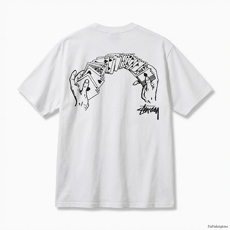 Stussy Poker Print Style T-shirt
