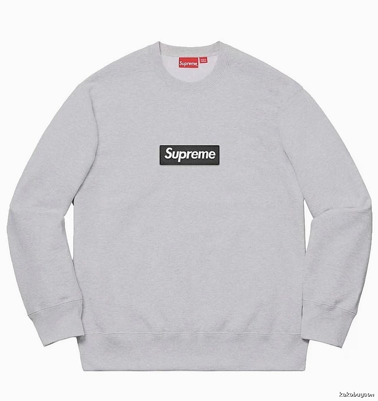 Supreme Classic Logo hoodie Gray Red Oversized with Travel-Friendly Style