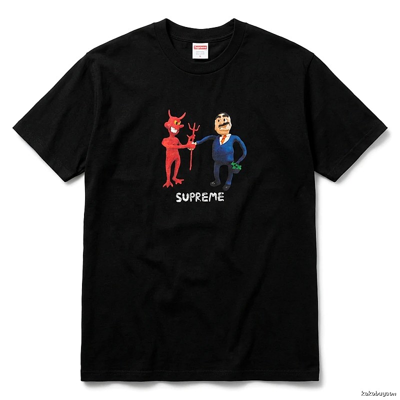 Supreme Demonic Print Black T-shirt