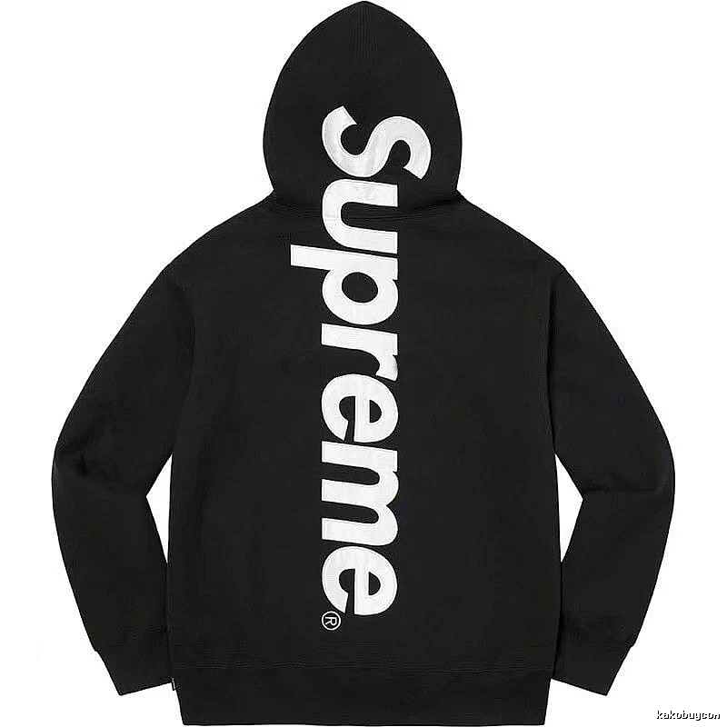 Supreme Gift Ready Logo hoodie Gray Red Oversized with Standout Detail