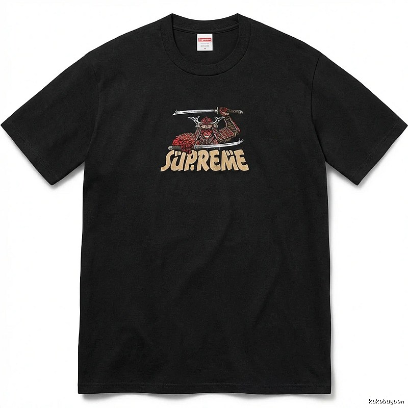 Supreme Samurai-style Black T-shirt