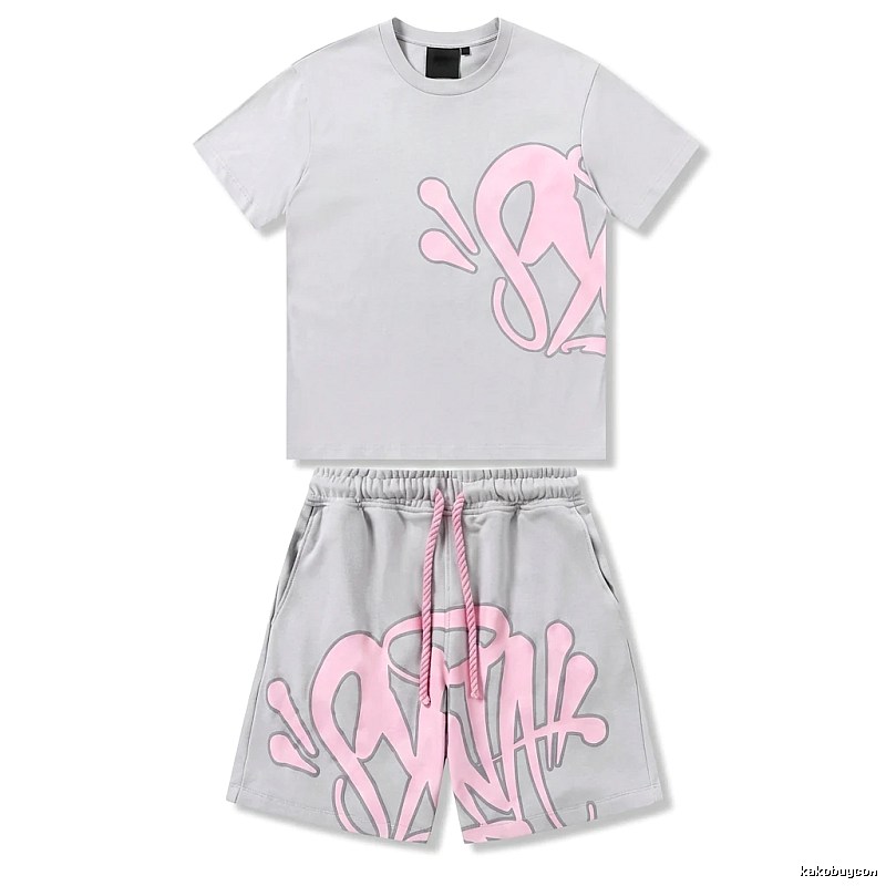 SynaWorld Graffiti Style Gray-Pink Set