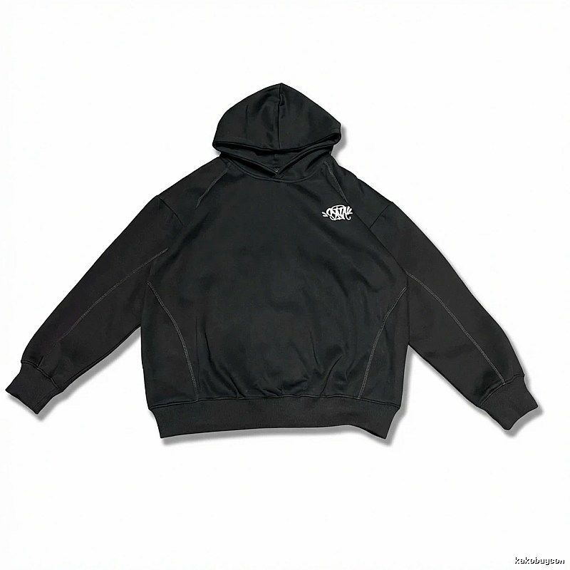 SynaWorld Trendy Cool Black Hoodie