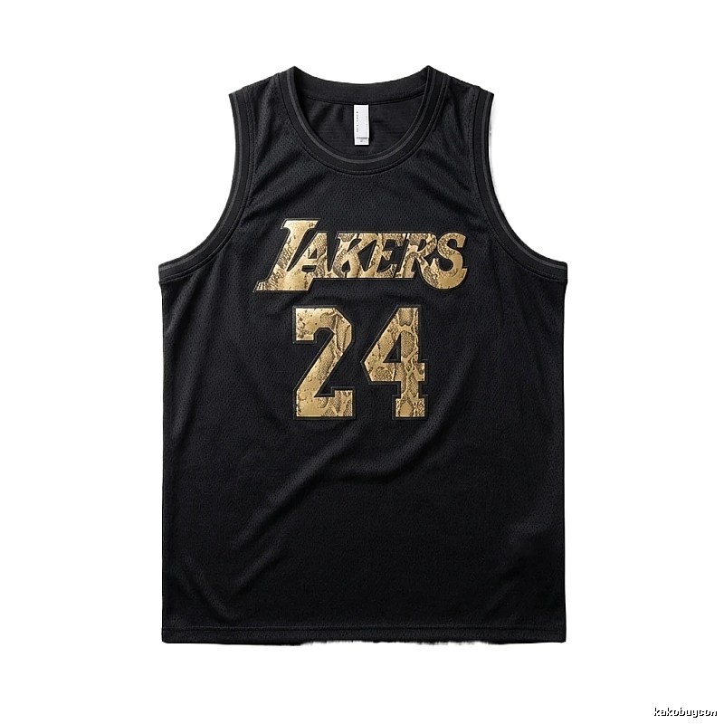 The No. 24 black vest of the Los Angeles Lakers