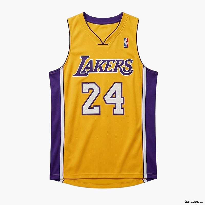The No. 24 yellow jersey of the Los Angeles Lakers.