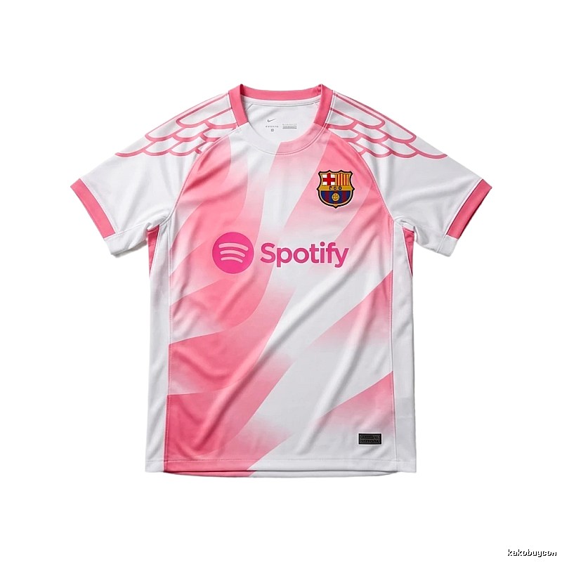 Tokyo Ghoul - style pink and white jersey of Barcelona