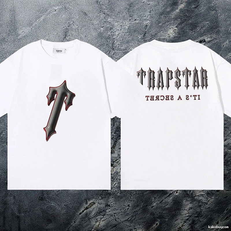 Trapstar Casual Keys graphic T-shirt Black White Key for Comfortable Styling